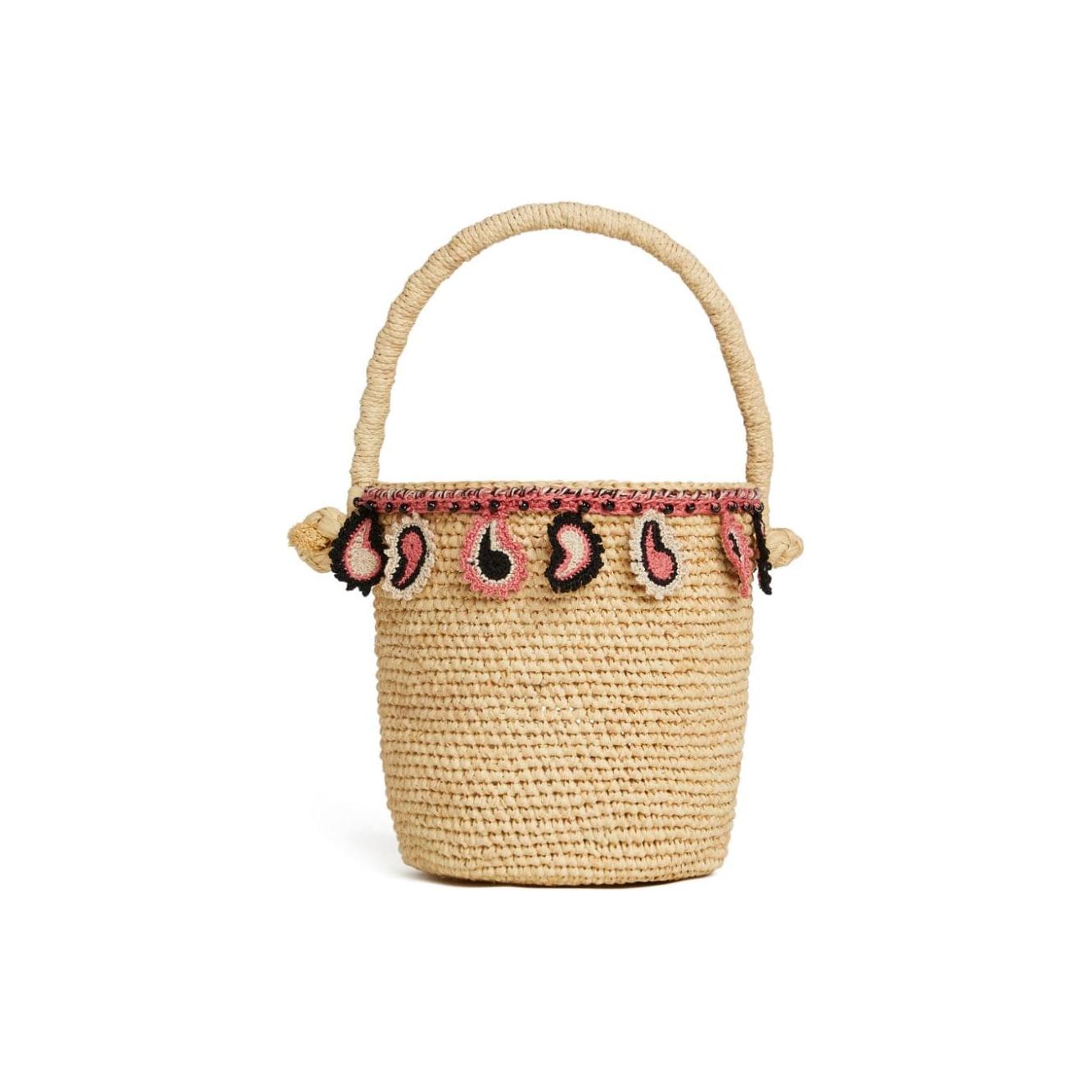 Front view with bag zipped and handles upright.