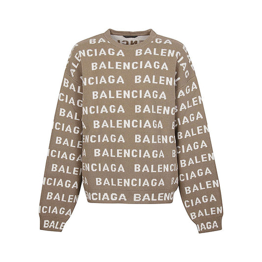 Balenciaga Intarsia Logo Sweater 761596T16739677