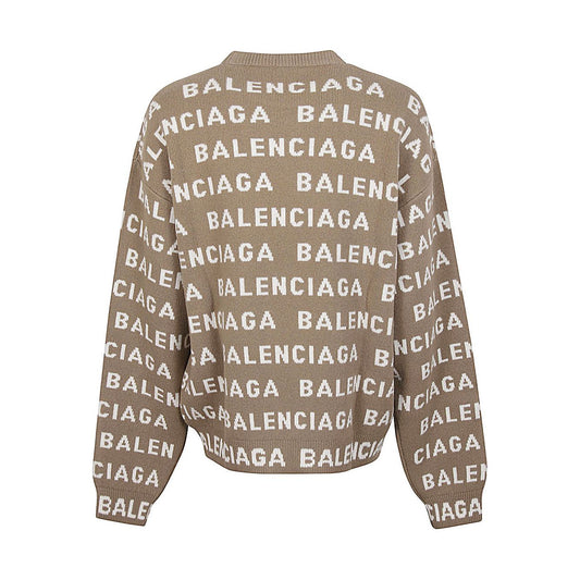 Balenciaga Intarsia Logo Sweater 761596T16739677
