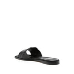 Alexander McQueen logo-embossed leather sandals 780714WIEAD1000