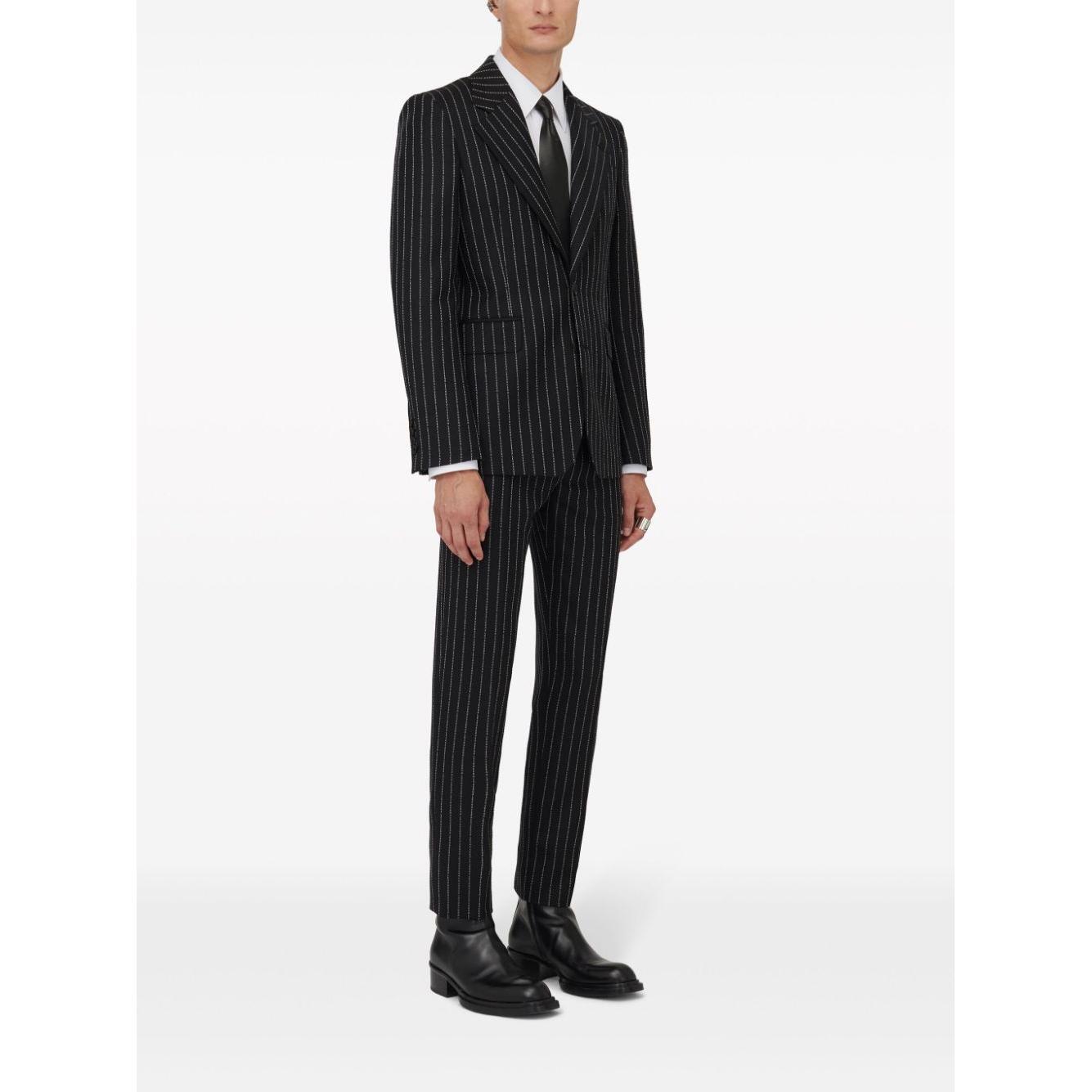 Alexander McQueen pinstriped single-breasted blazer 774669QUAAR1090