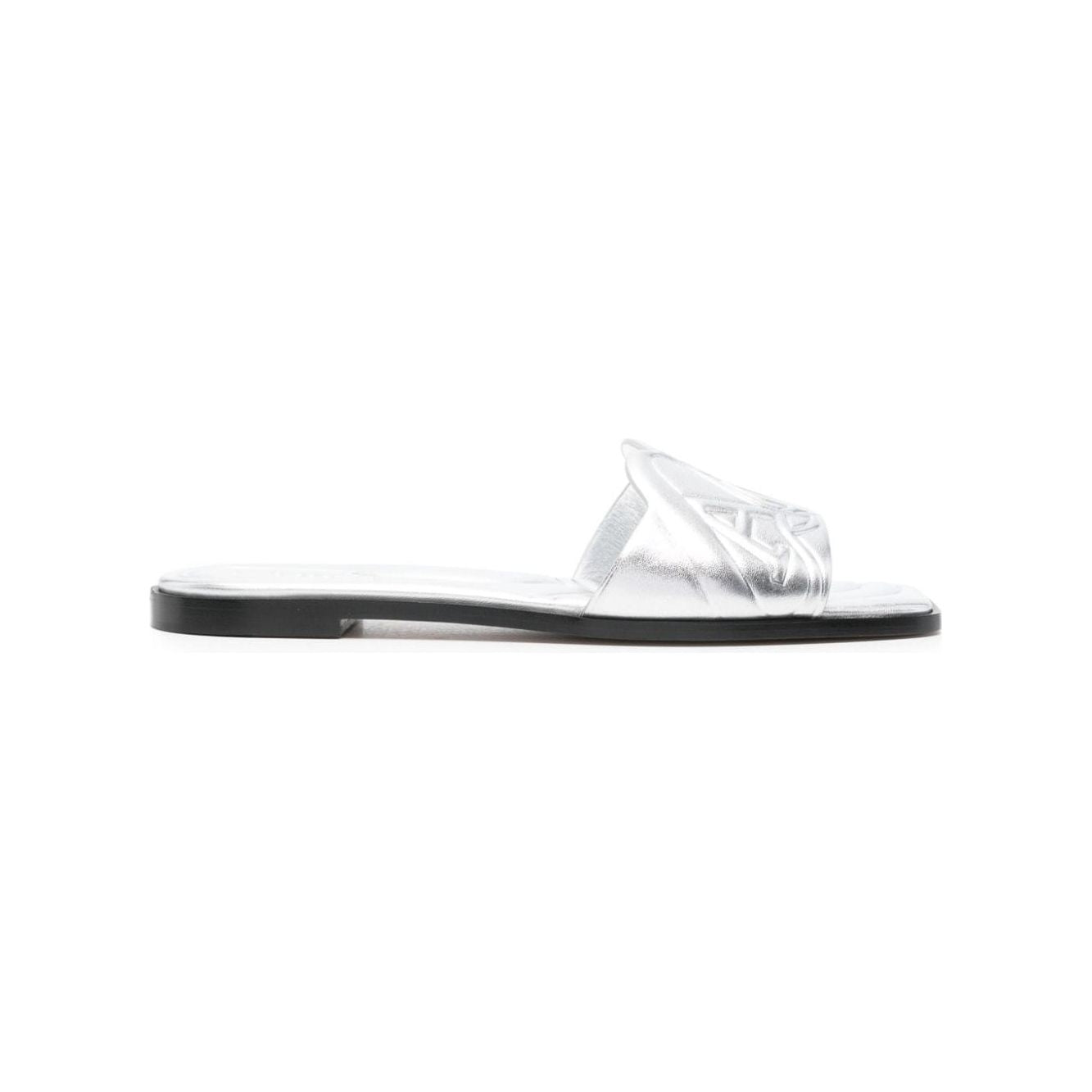 Alexander McQueen Slide sandals with embossed logo 780714WIF138100
