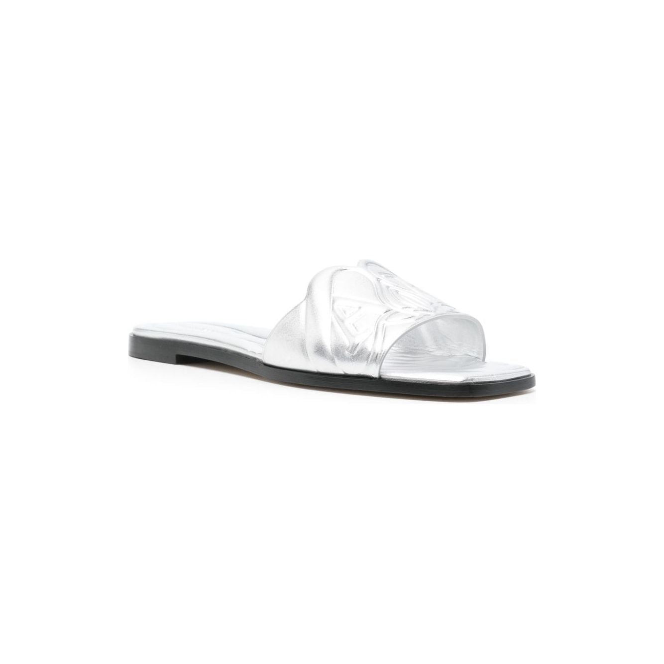 Alexander McQueen Slide sandals with embossed logo 780714WIF138100