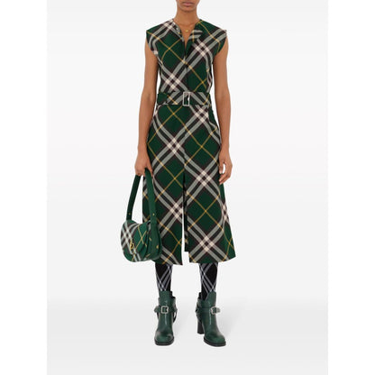 Burberry Nova Check Midi Dress Dresses