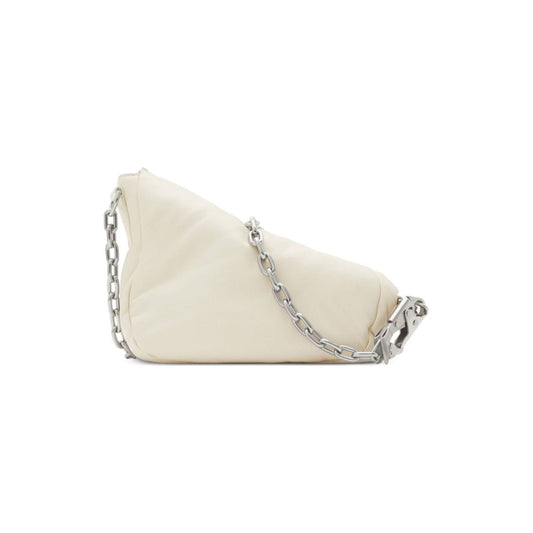 Burberry Small Knight Leather Shoulder Bag Shoulder Burberry Light Gray