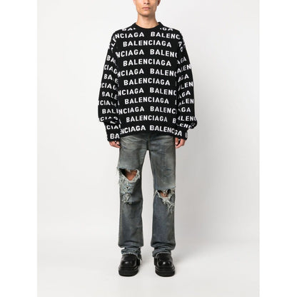 Balenciaga logo sweater Topwear