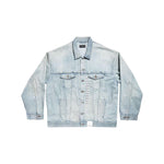 Balenciaga Denim jacket with flap pockets and drop shoulder 767947TDW144016