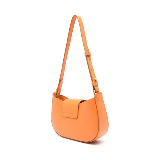 HOGAN H-Bag Leather Shoulder Bag Orange Shoulder Hogan Pre Sandy Brown