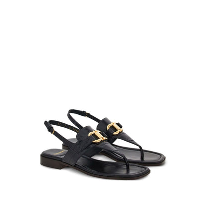 Ferragamo Gancini-buckle Leather Sandals Sandals