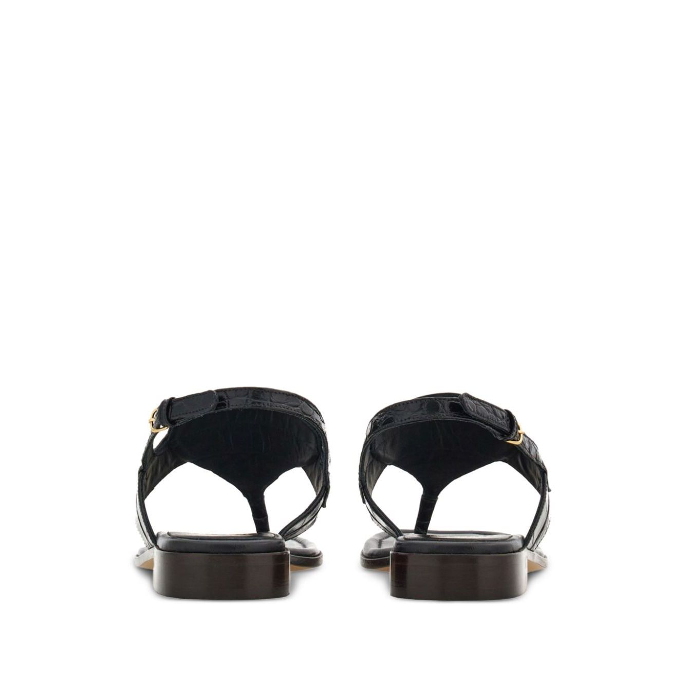 Ferragamo Gancini-buckle Leather Sandals Sandals