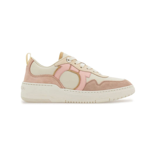 Ferragamo Sneakers Powder Sneakers Ferragamo Light Gray