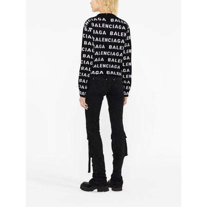 Balenciaga Logo wool sweater Topwear