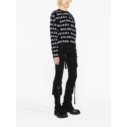 Balenciaga Logo wool sweater Topwear