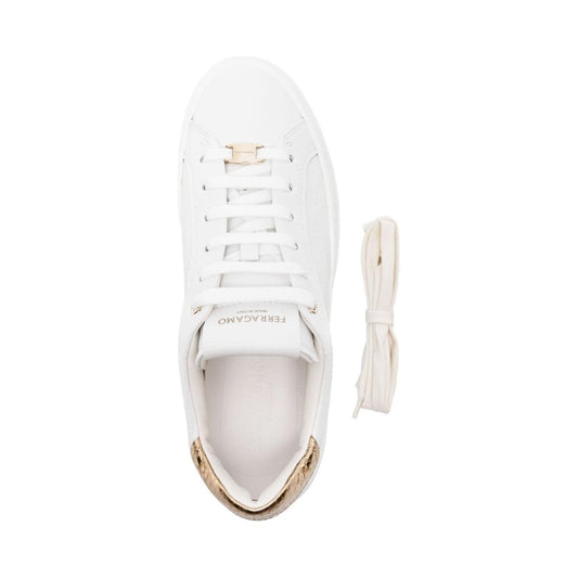 Ferragamo Sneakers White Sneakers Ferragamo Beige