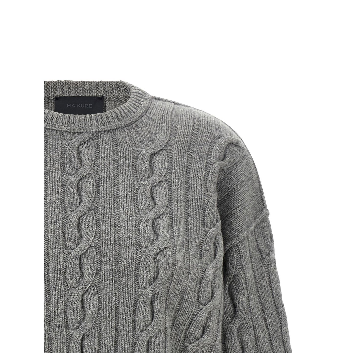 Haikure Gray Cotton Cardigan