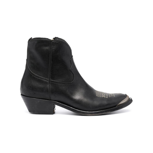 Golden Goose Boots Black Boots Golden Goose Dark Slate Gray