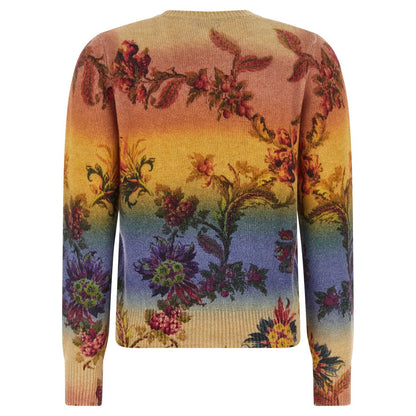 Etro Multicolor Wool Cardigan