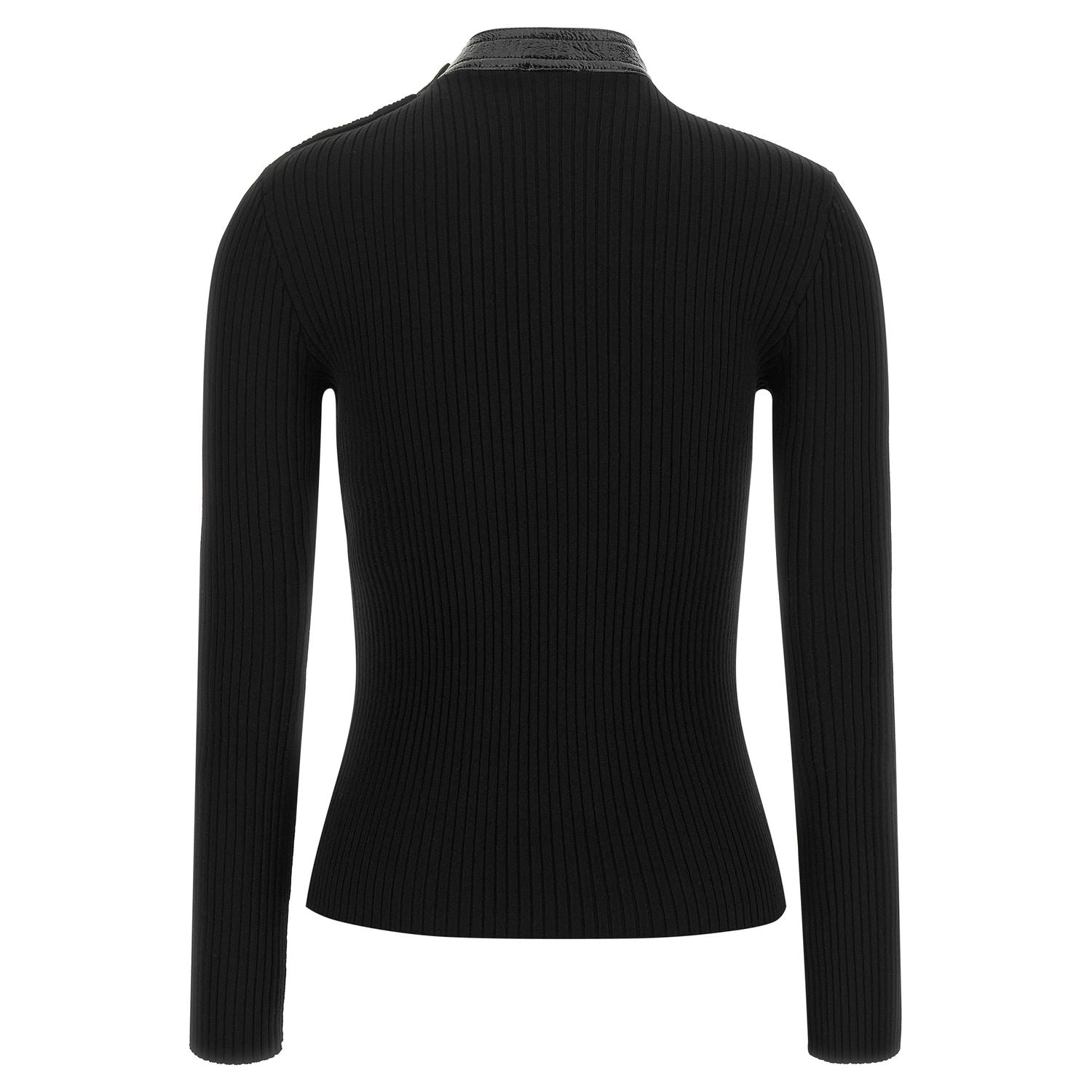 Courrèges Black Viscose Cardigan