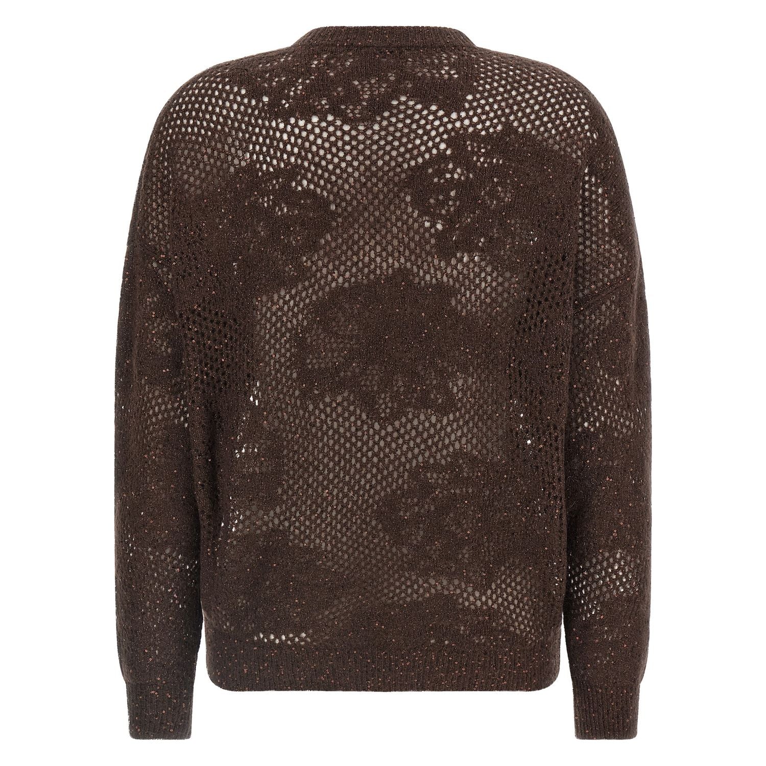 Brunello Cucinelli Brown Nylon Cardigan