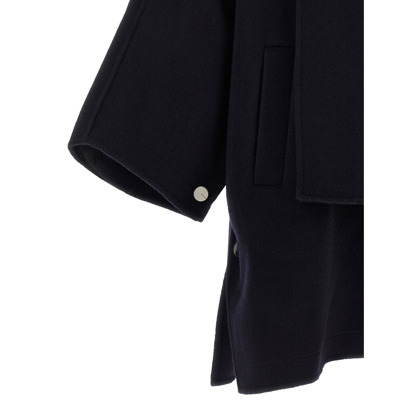 PINKO Blue Wool Coat
