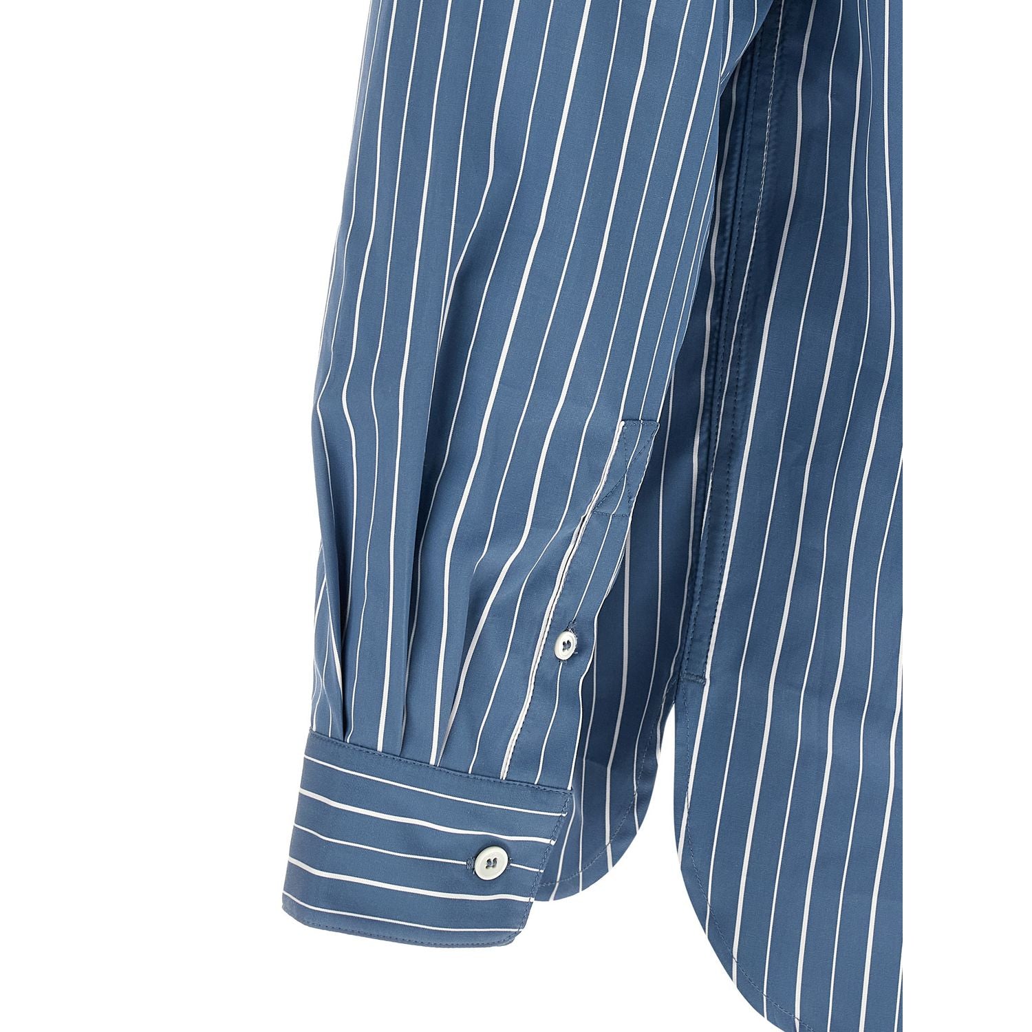 A.P.C. Blue Cotton Blouse