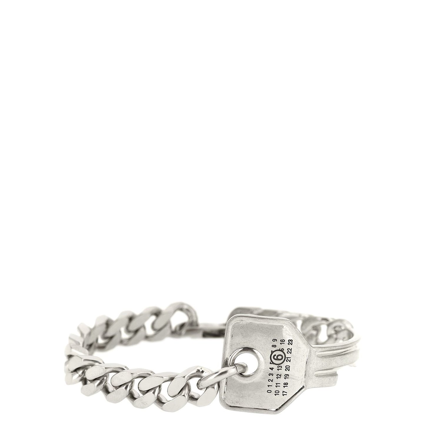 MM6 Maison Margiela Silver Brass Bracelet