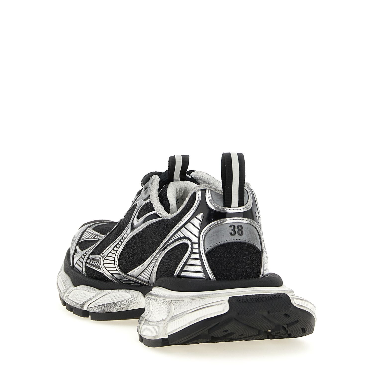 Balenciaga Black Polyethylene Athletic Sneakers