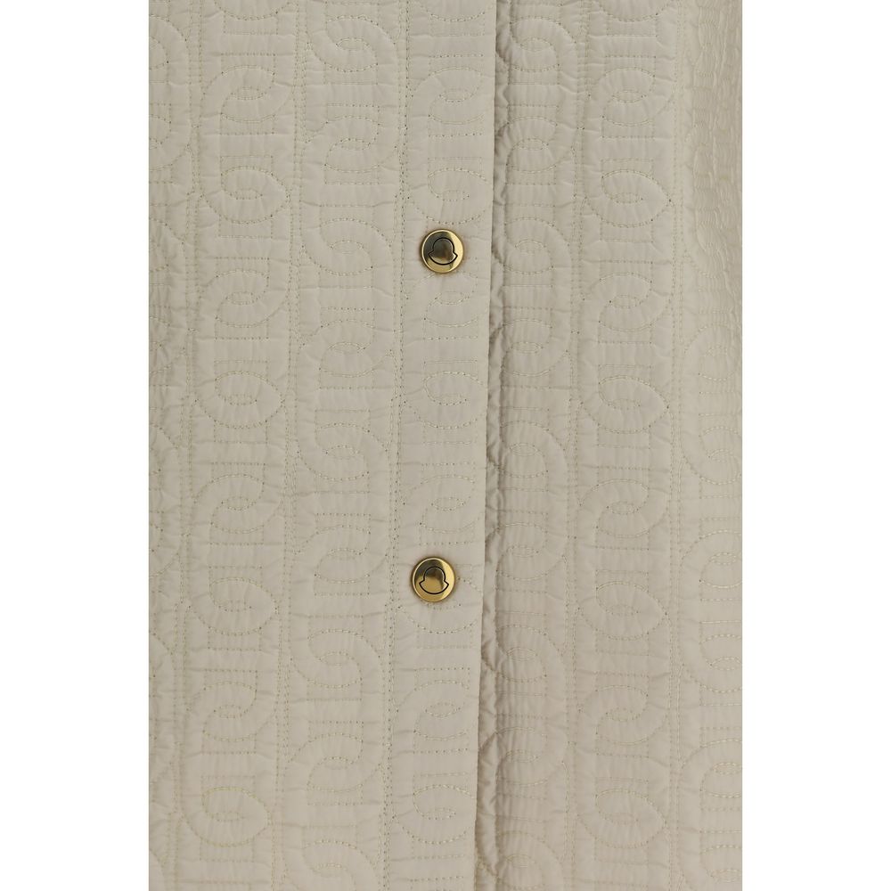 Moncler Beige Polyamide Full-Length Jacket
