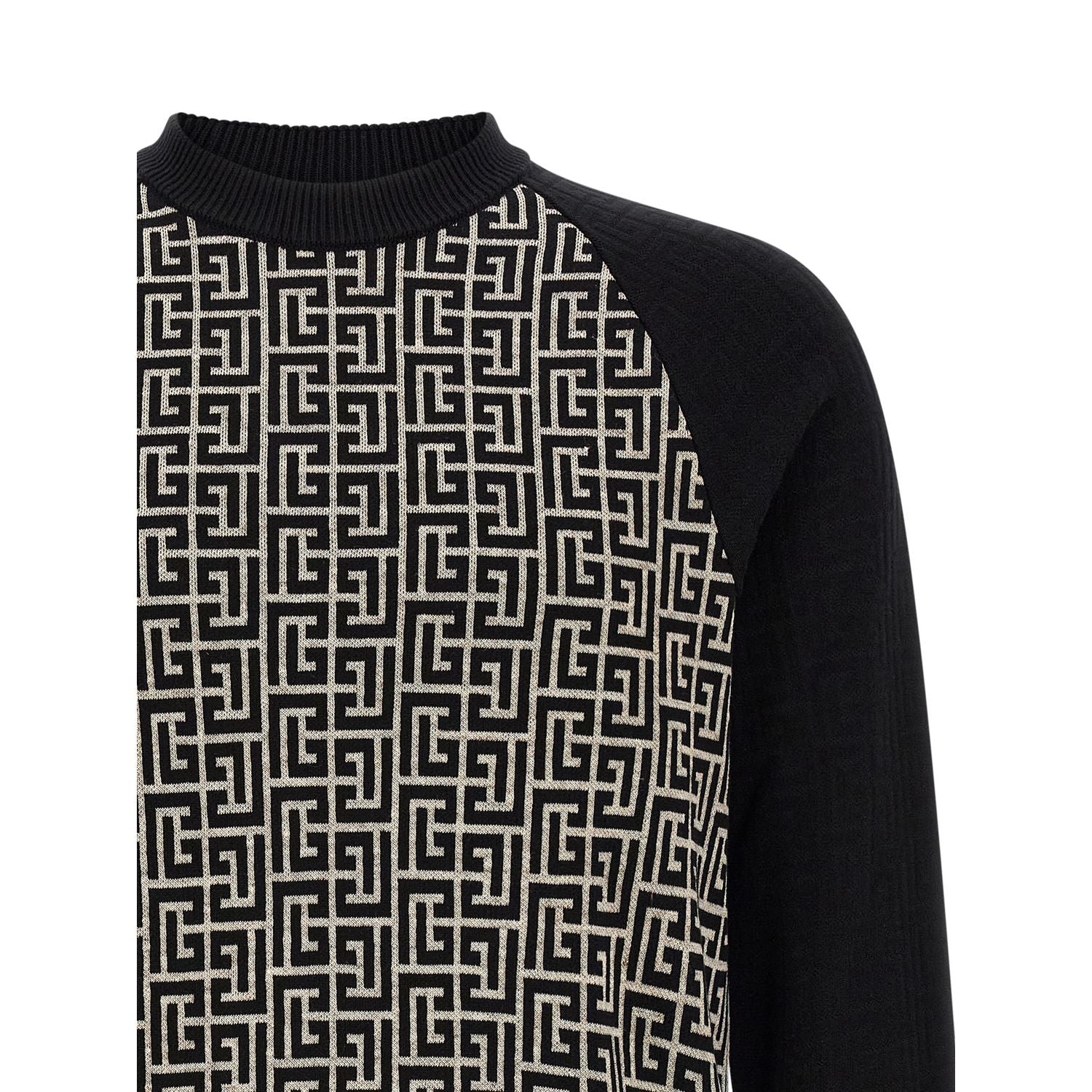 Balmain Bicolor Cotton Cardigan