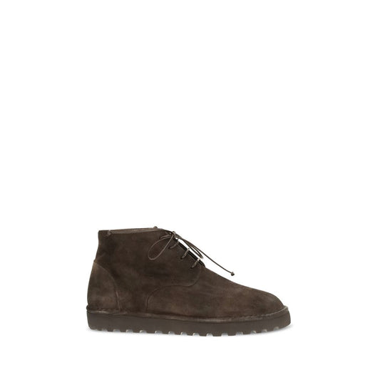 Marsell Brown Suede Leather Lace-Up Boots