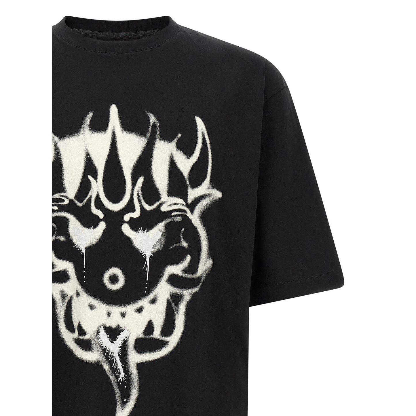 Y-3 Black Cotton T-Shirt