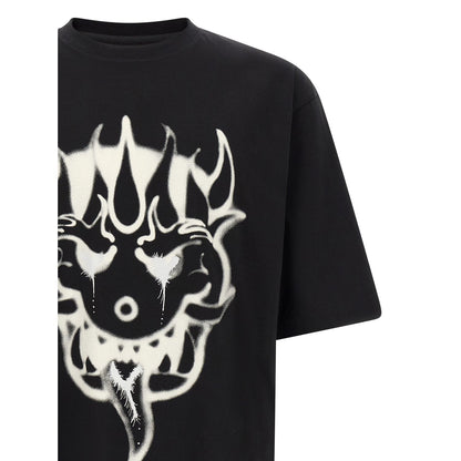 Y-3 Black Cotton T-Shirt