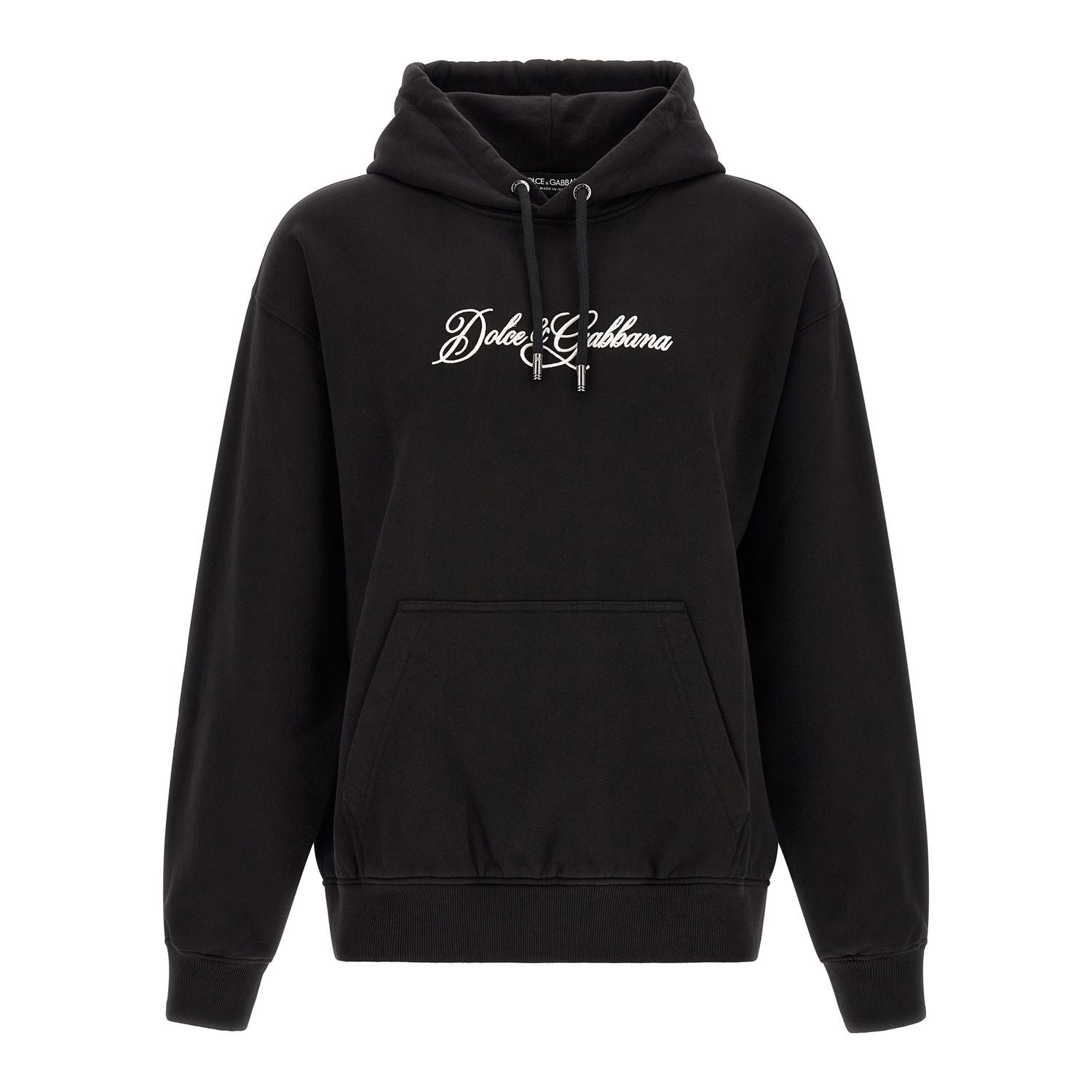 Dolce & Gabbana Black Cotton Sweatshirt