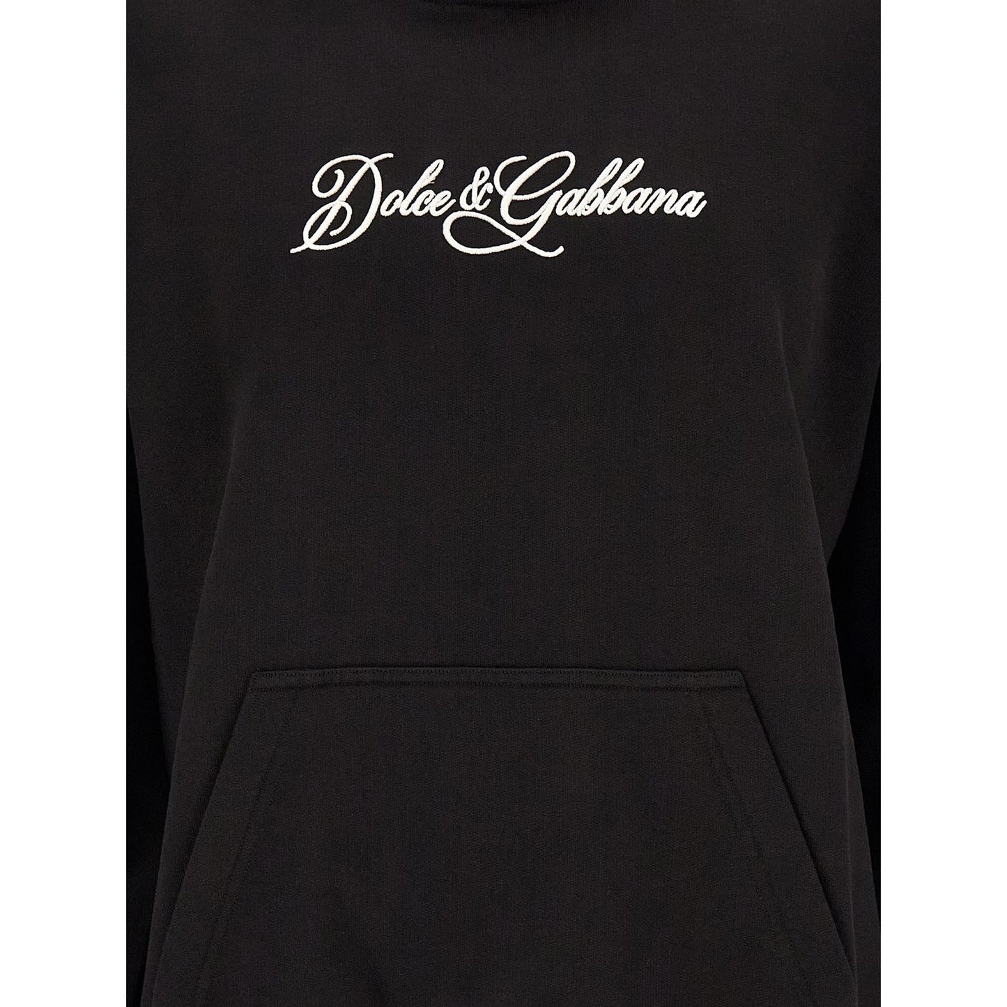 Dolce & Gabbana Black Cotton Sweatshirt