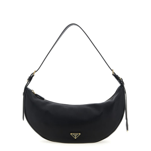 Prada Black Calfskin Shoulder Bag