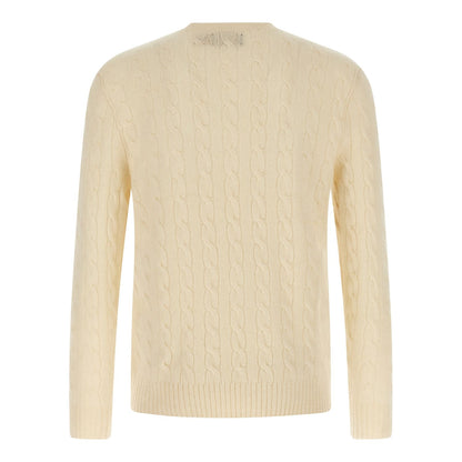 Polo Ralph Lauren White Wool Cardigan