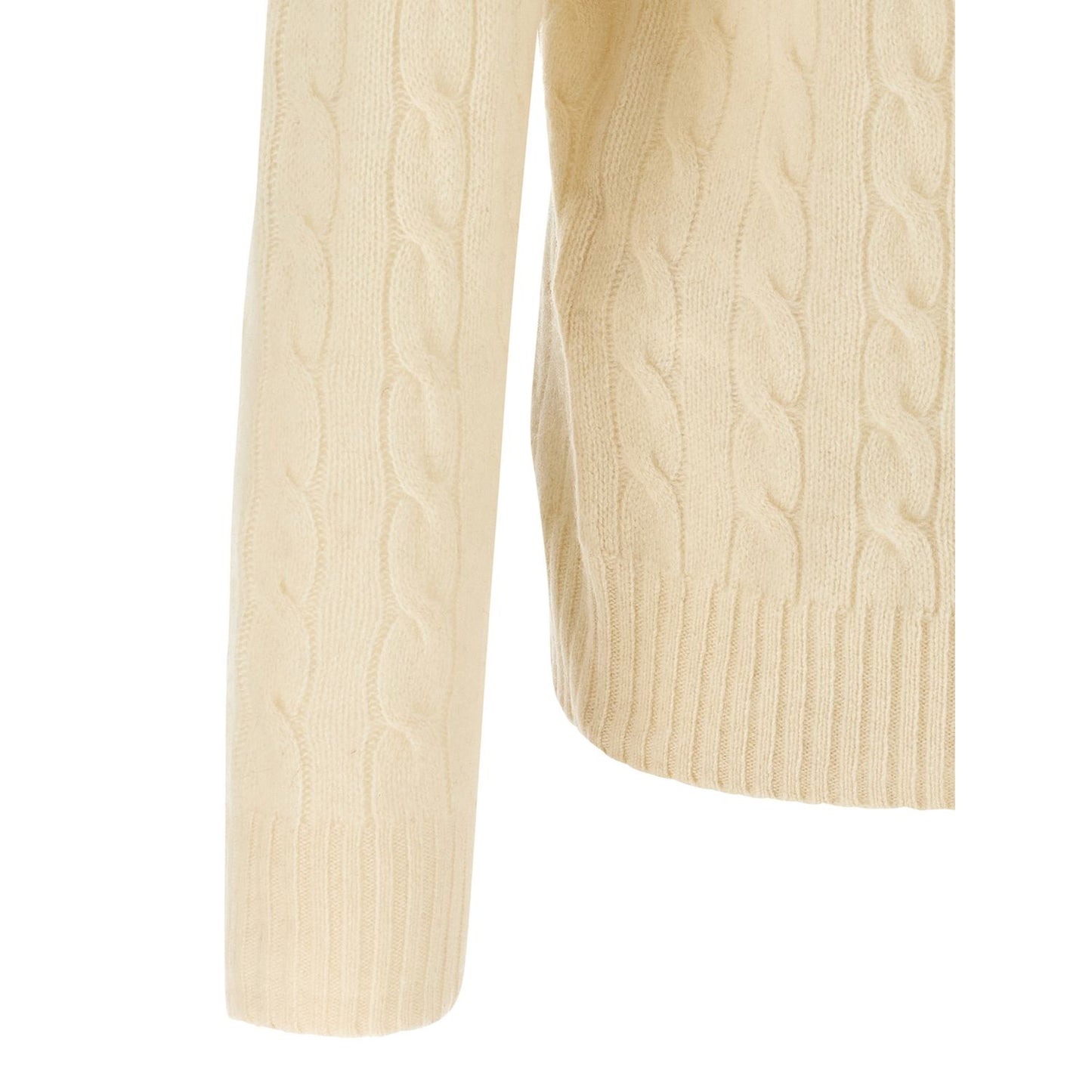 Polo Ralph Lauren White Wool Cardigan