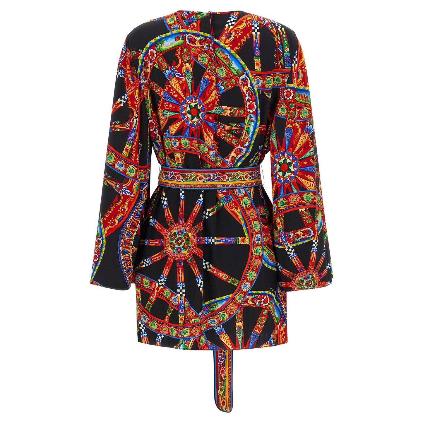 Dolce & Gabbana Multicolor Silk Short Dress