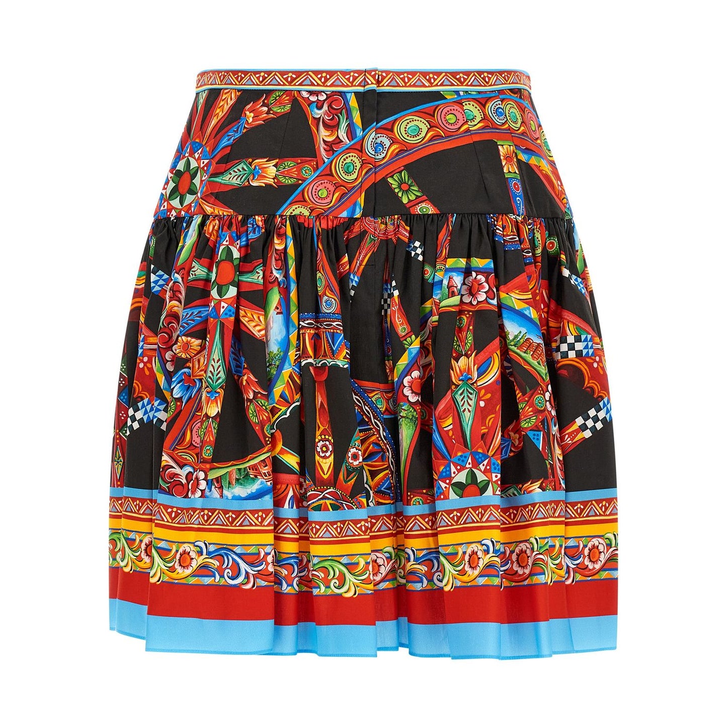 Dolce & Gabbana Multicolor Cotton Long Skirt