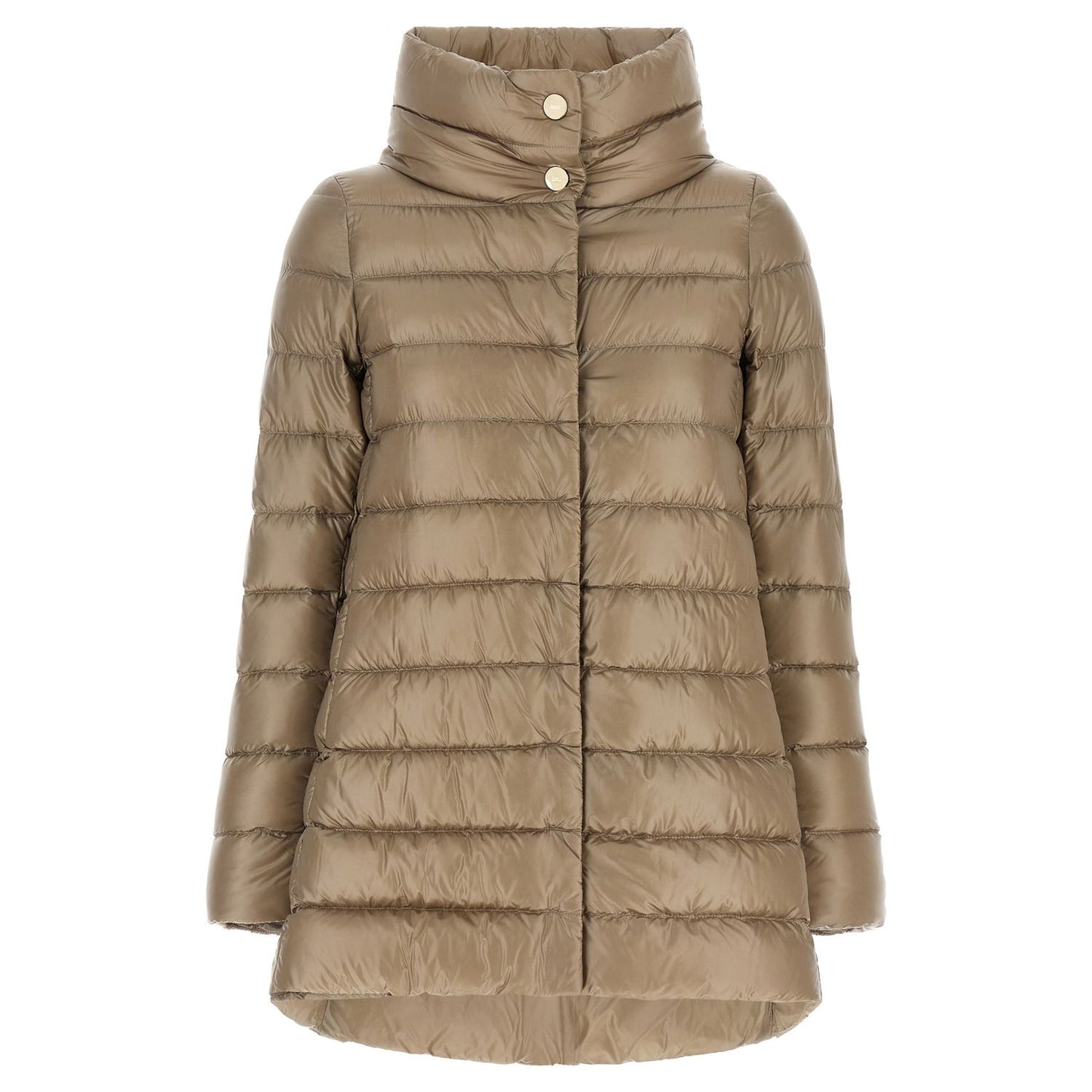 Herno Beige Polyamide Full-Length Jacket
