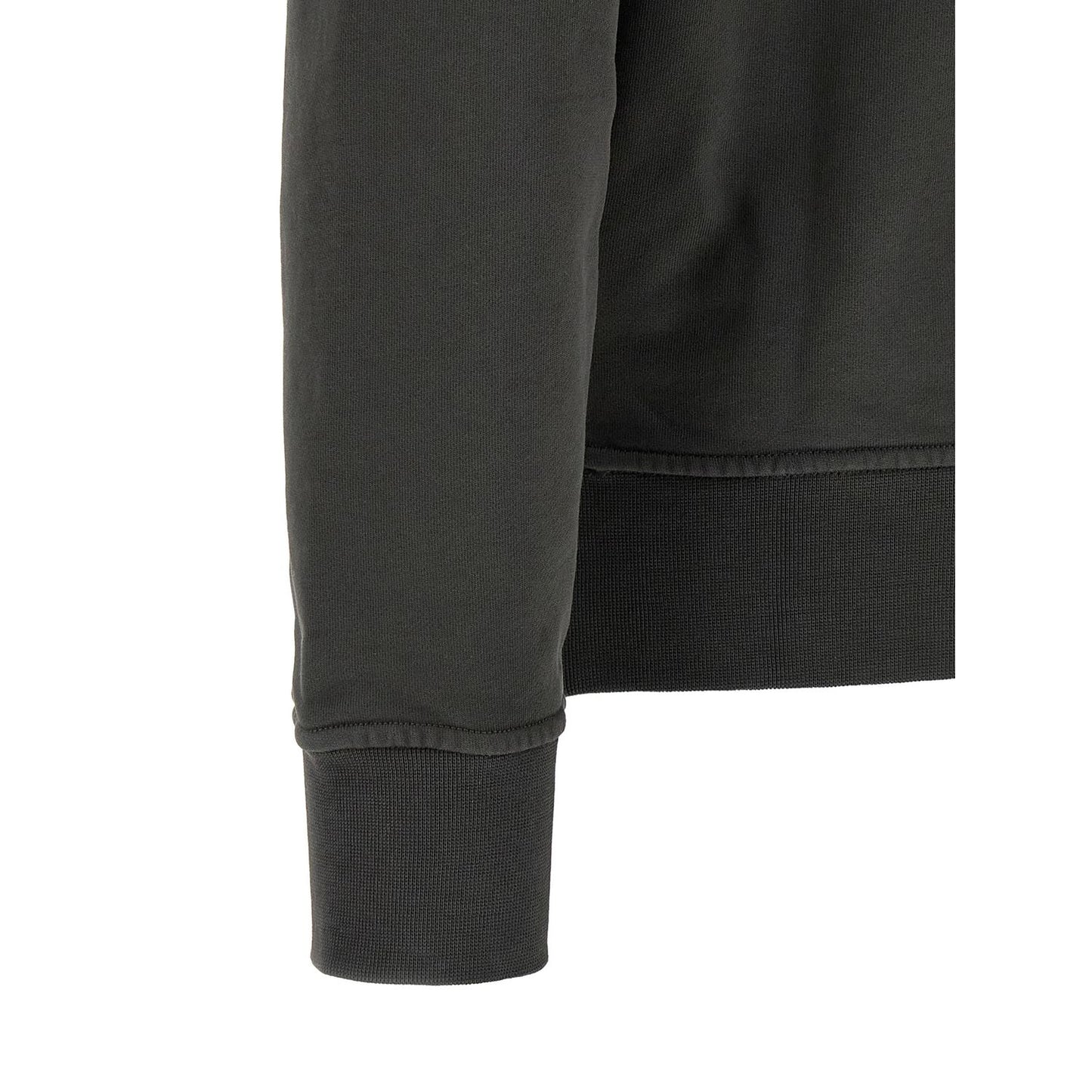 Stone Island Gray Cotton Sweatshirt