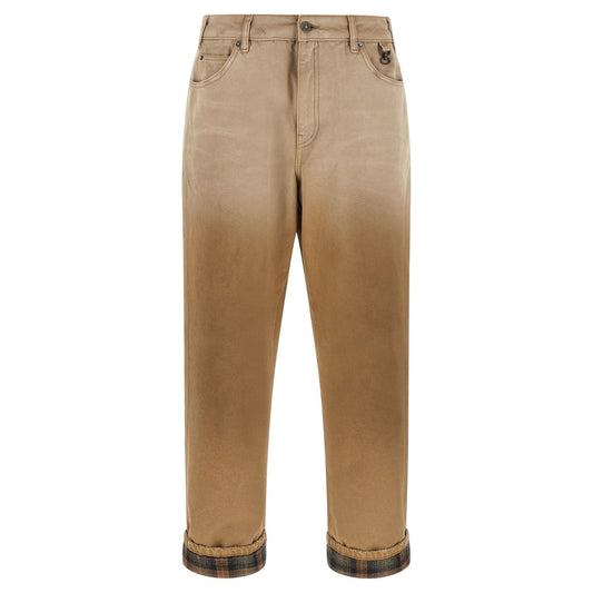 Golden Goose Beige Cotton Casual Pants