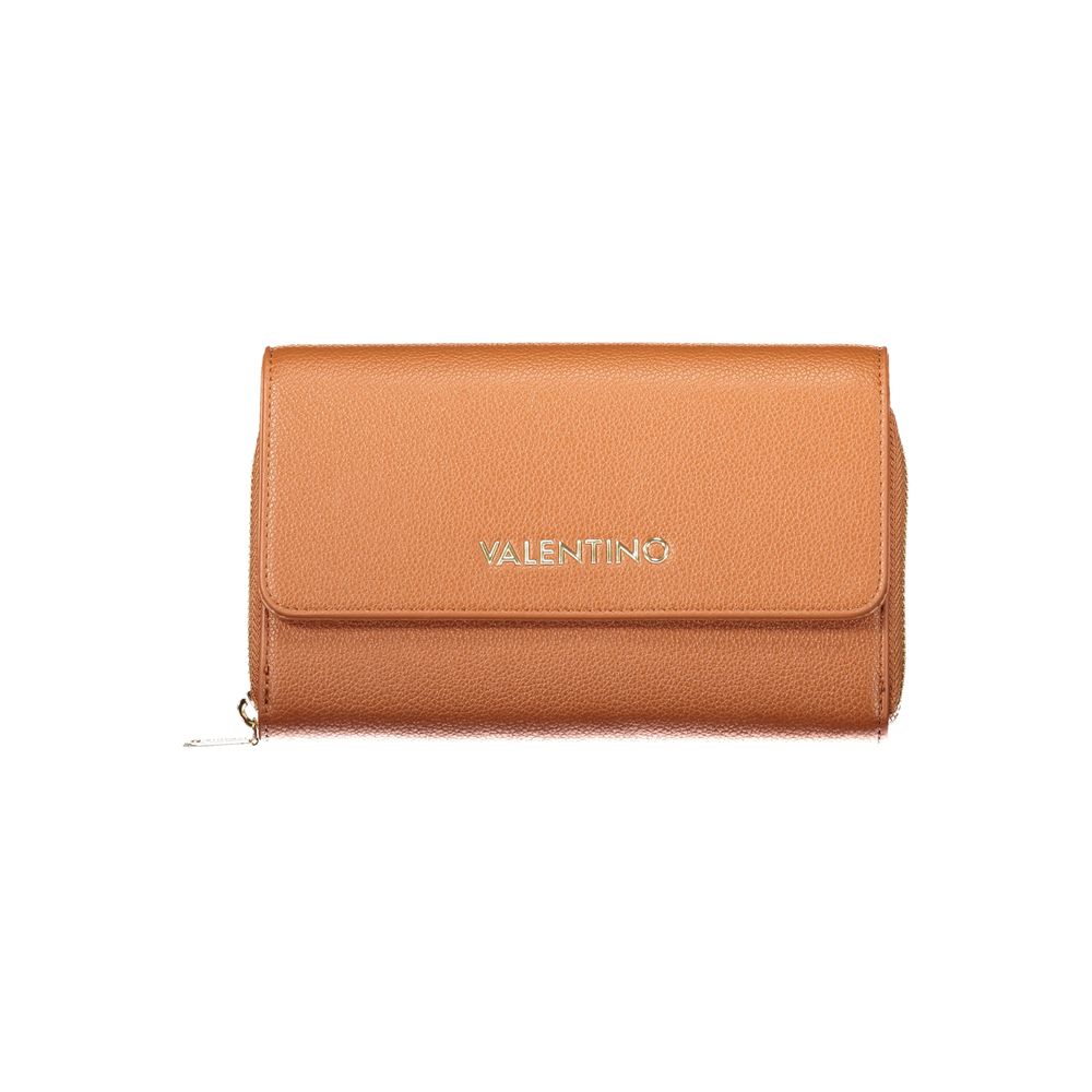 Mario Valentino Brown Polyurethane Women's Wallet