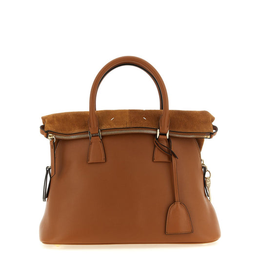 Maison Margiela Brown Calfskin Shoulder Bag
