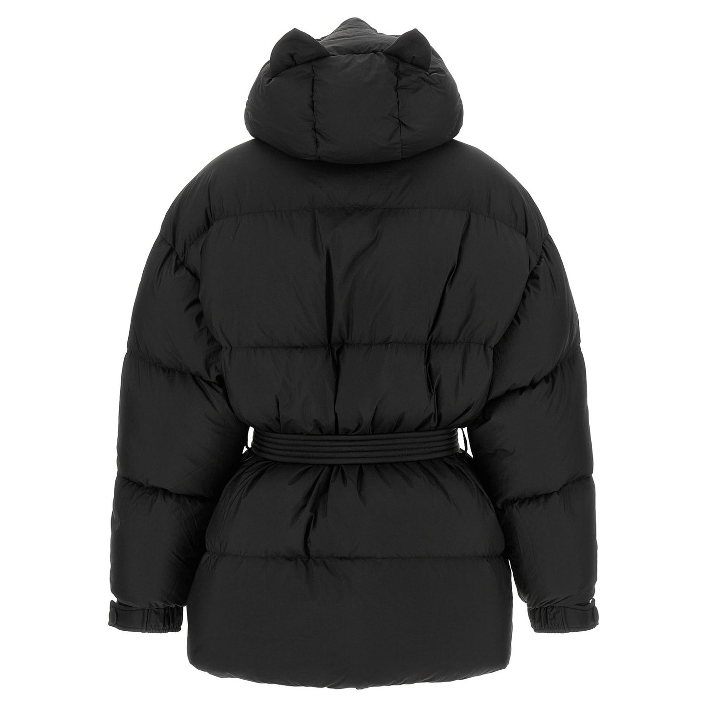 IENKI IENKI Black Nylon Full-Length Jacket