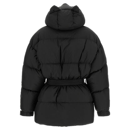 IENKI IENKI Black Nylon Full-Length Jacket
