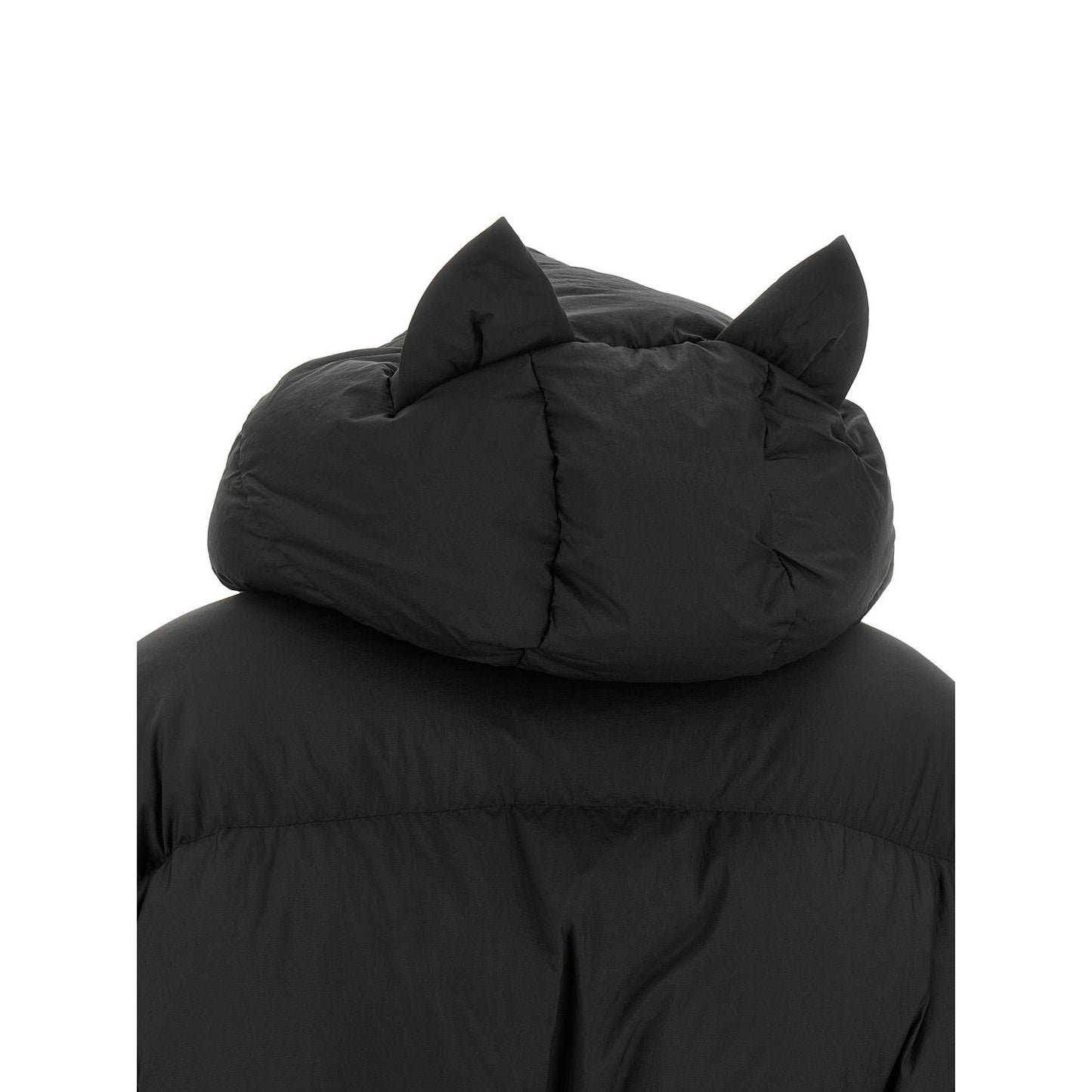 IENKI IENKI Black Nylon Full-Length Jacket