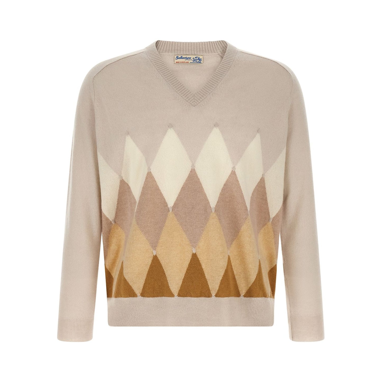 Ballantyne Beige Cashmere Cardigan