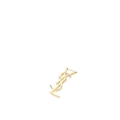 Saint Laurent Gold Brass Earrings
