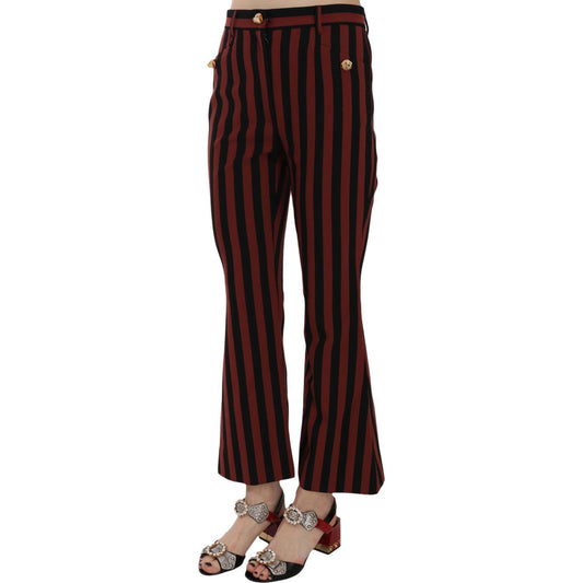 Dolce & Gabbana Elegant Cropped Flared Trousers PAN70042-44-FBB-254